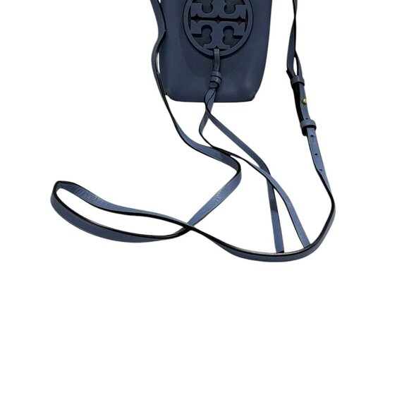 Tory Burch Miller Phone Crossbody Bluewood - Picture 9 of 12